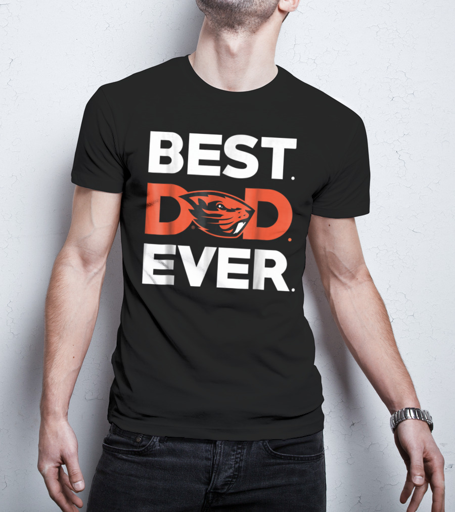 Oregon State Beavers Best Dad Ever T-Shirt