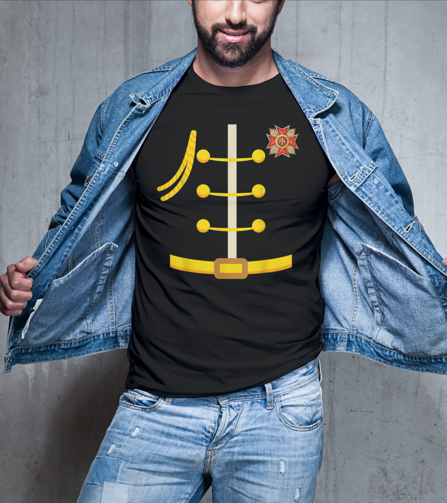 Prince Charming Outfit Cool Magical Monarch Iconic Royal Military Jacket T-Shirt
