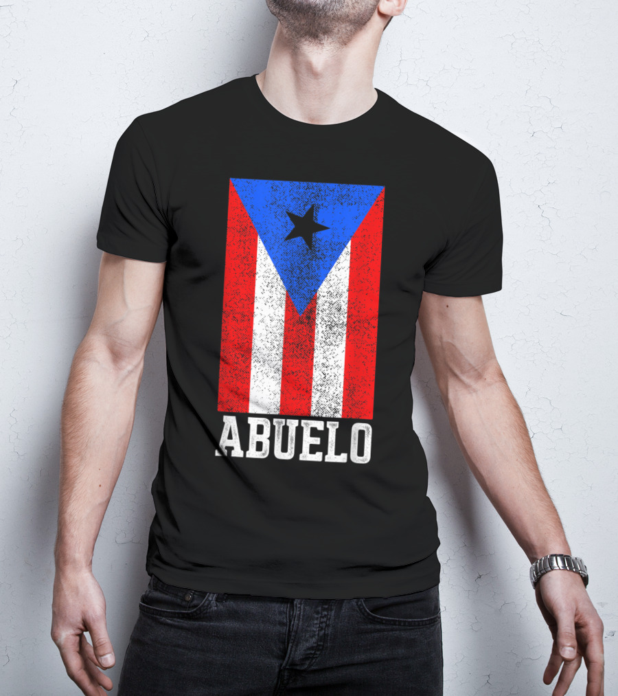 Puerto Rico Flag Abuelo T-Shirt