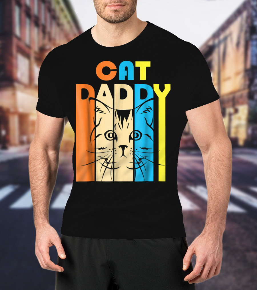 CAT DADDY Retro Vintage T-Shirt