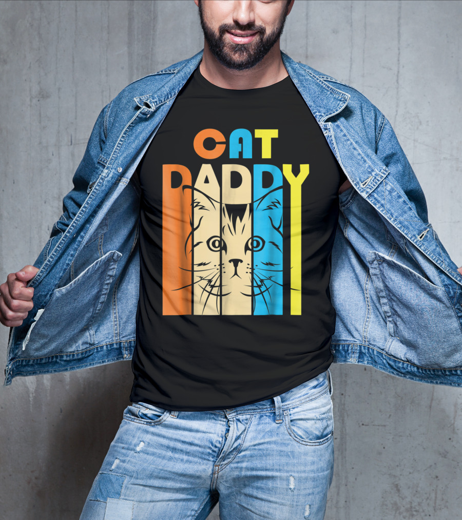 CAT DADDY Retro Vintage T-Shirt