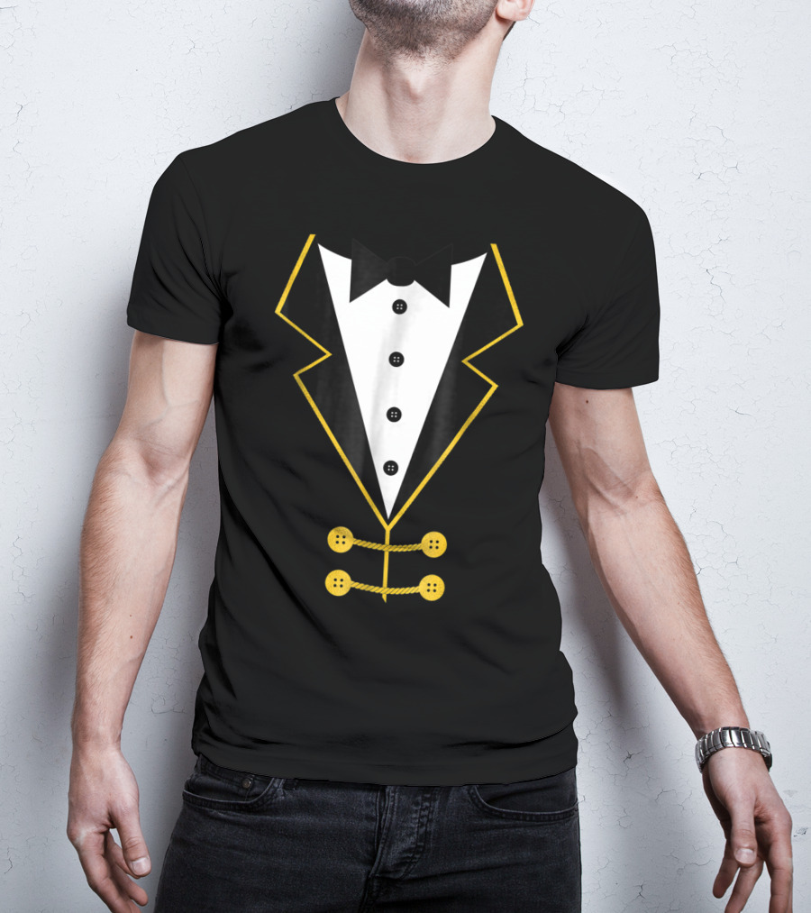 Ringmaster Circus Tuxedo Costume Black Tie Event T-Shirt