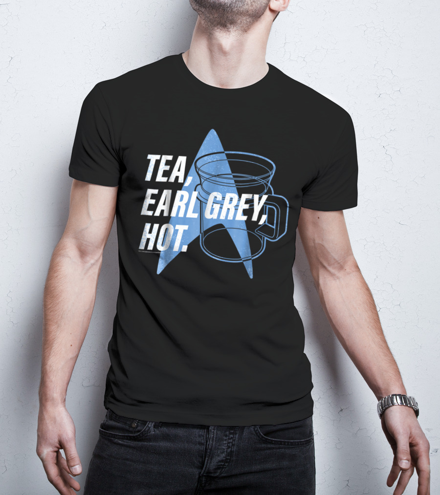 Star Trek Next Generation Tea Earl Grey Hot Vintage Logo Mug T-Shirt