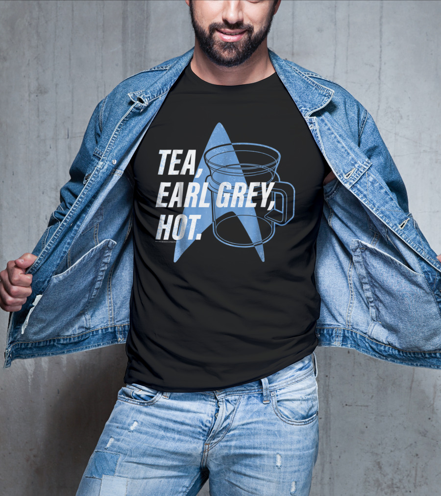 Star Trek Next Generation Tea Earl Grey Hot Vintage Logo Mug T-Shirt