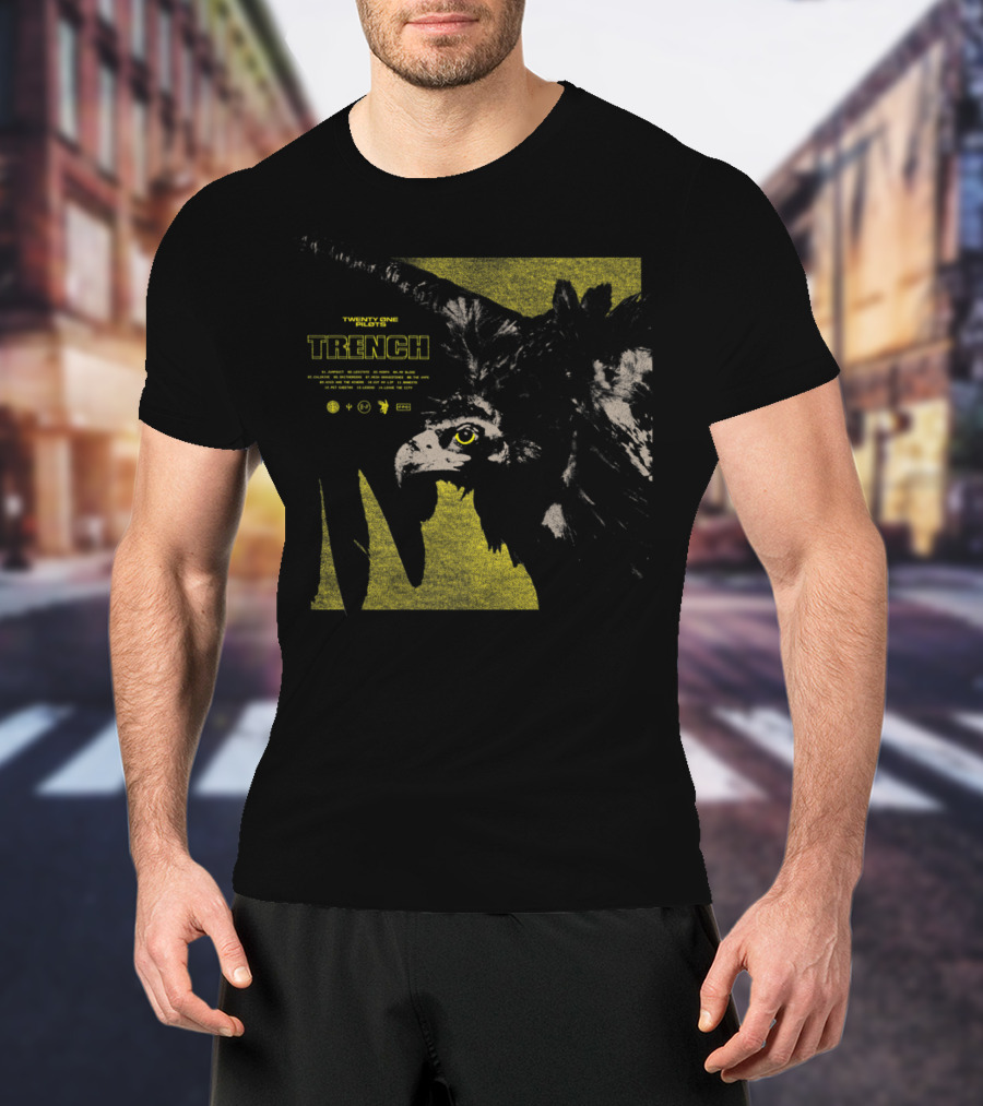 Twenty One Pilots Trench Bird Artwork With Yellow Eye T-Shirt