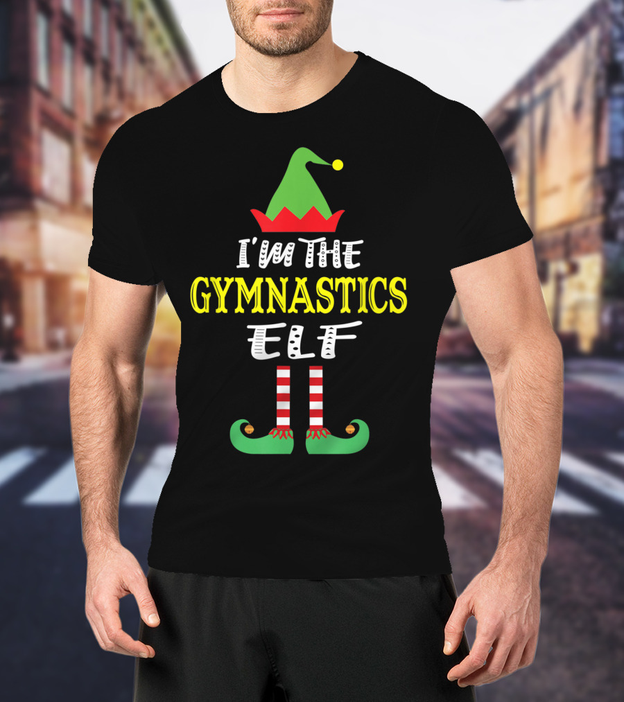I'm The Gymnastics Elf Family Group Matching T-Shirt