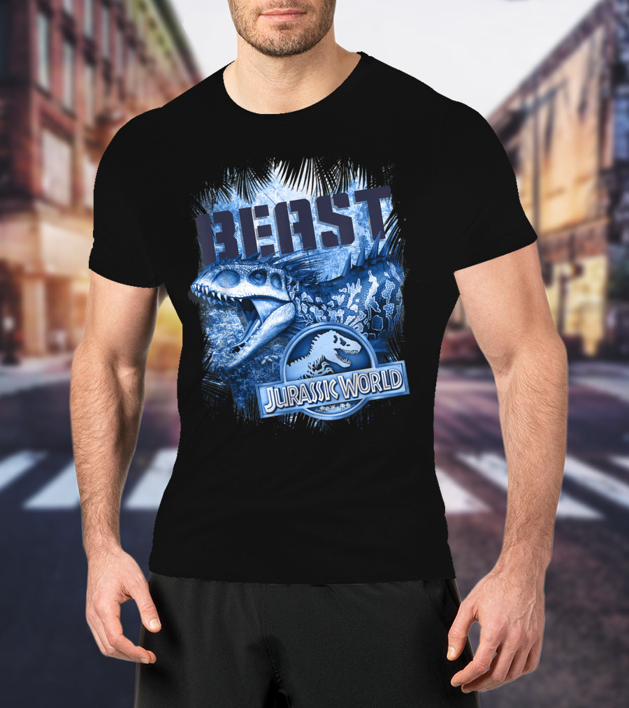 Jurassic World Beast Dinosaur Palms T-Shirt
