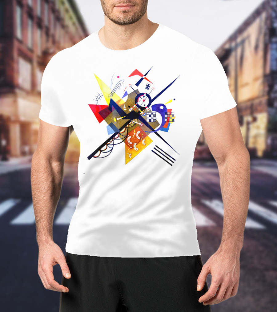Kandinsky On White Ii 1923 Geometric Abstract Composition T-Shirt