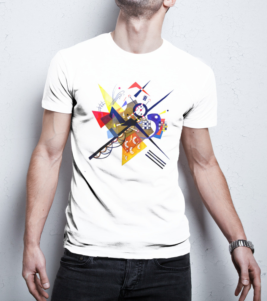 Kandinsky On White Ii 1923 Geometric Abstract Composition T-Shirt