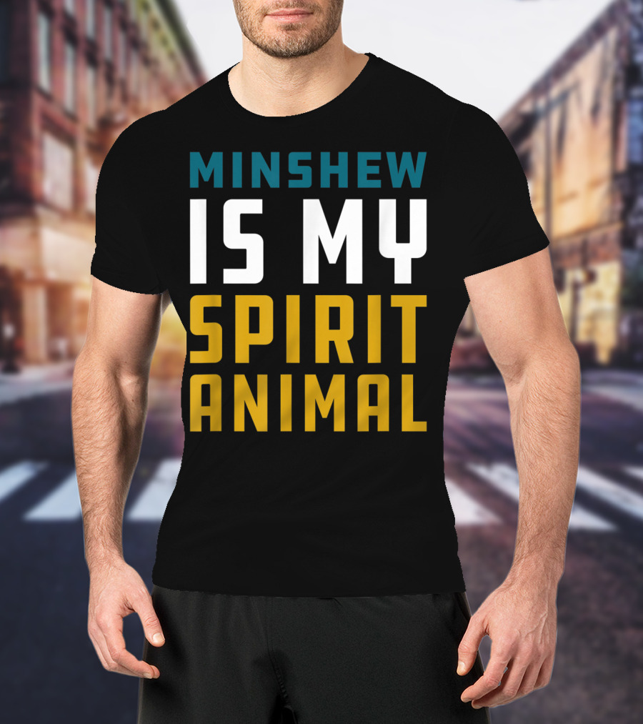 Minshew Is My Spirit Animal Mens Shirt Sports T-Shirt