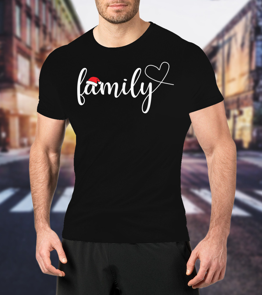 Family Merry Christmas Santa Lover Xmas Party T-Shirt