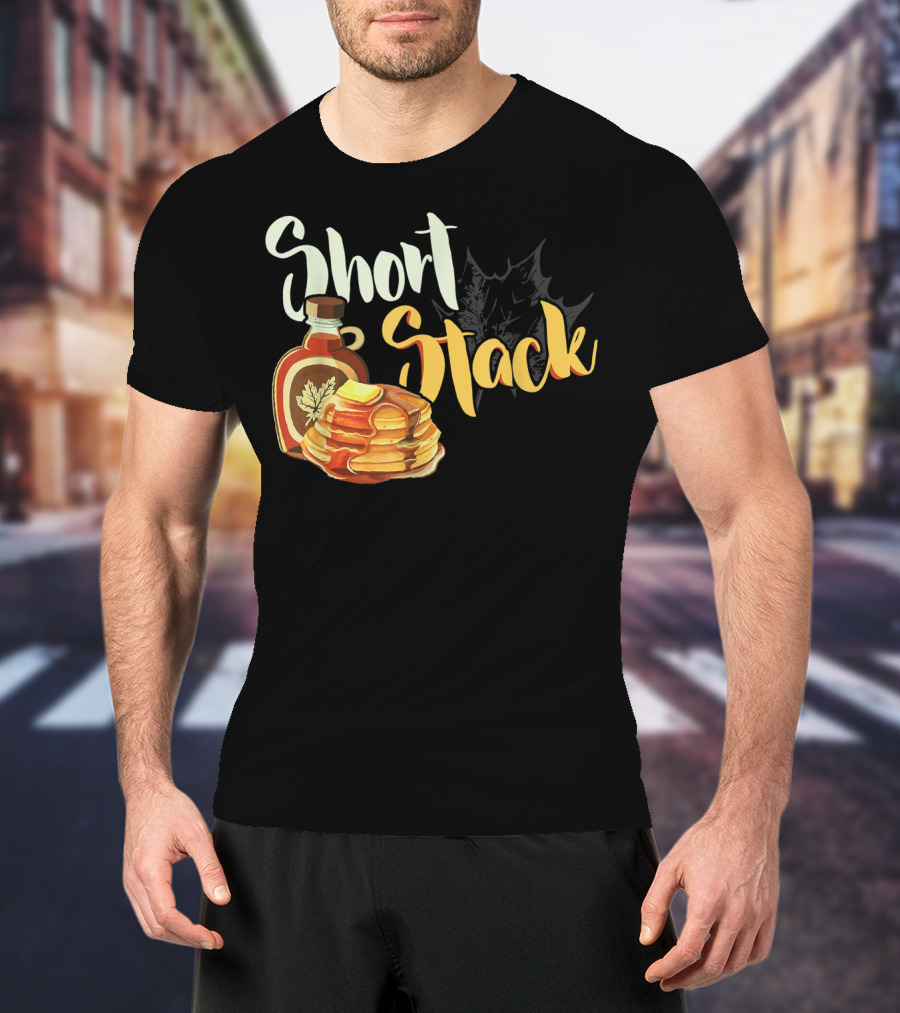 Short Stack Maple Syrup Pancakes T-Shirt