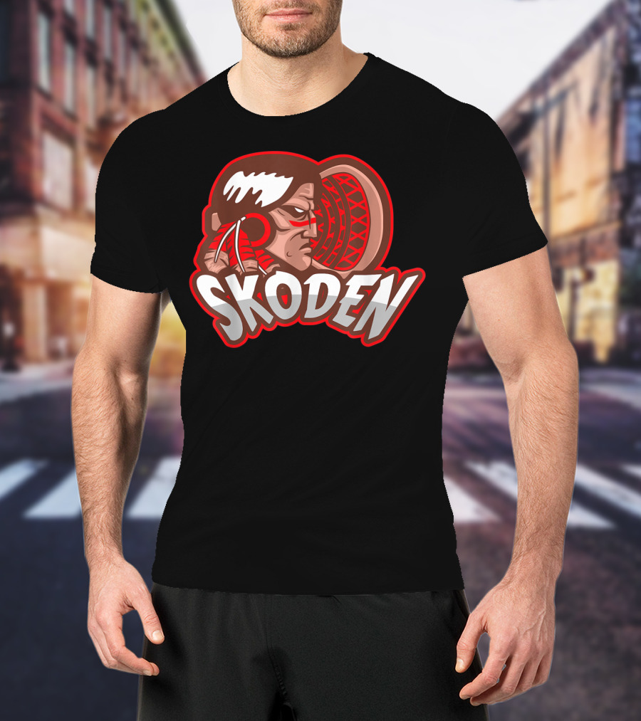 Skoden Stickball Lacrosse Let's Go Then Native American Inspired T-Shirt