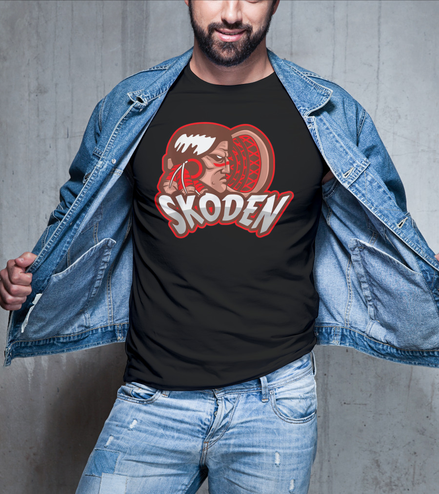 Skoden Stickball Lacrosse Let's Go Then Native American Inspired T-Shirt