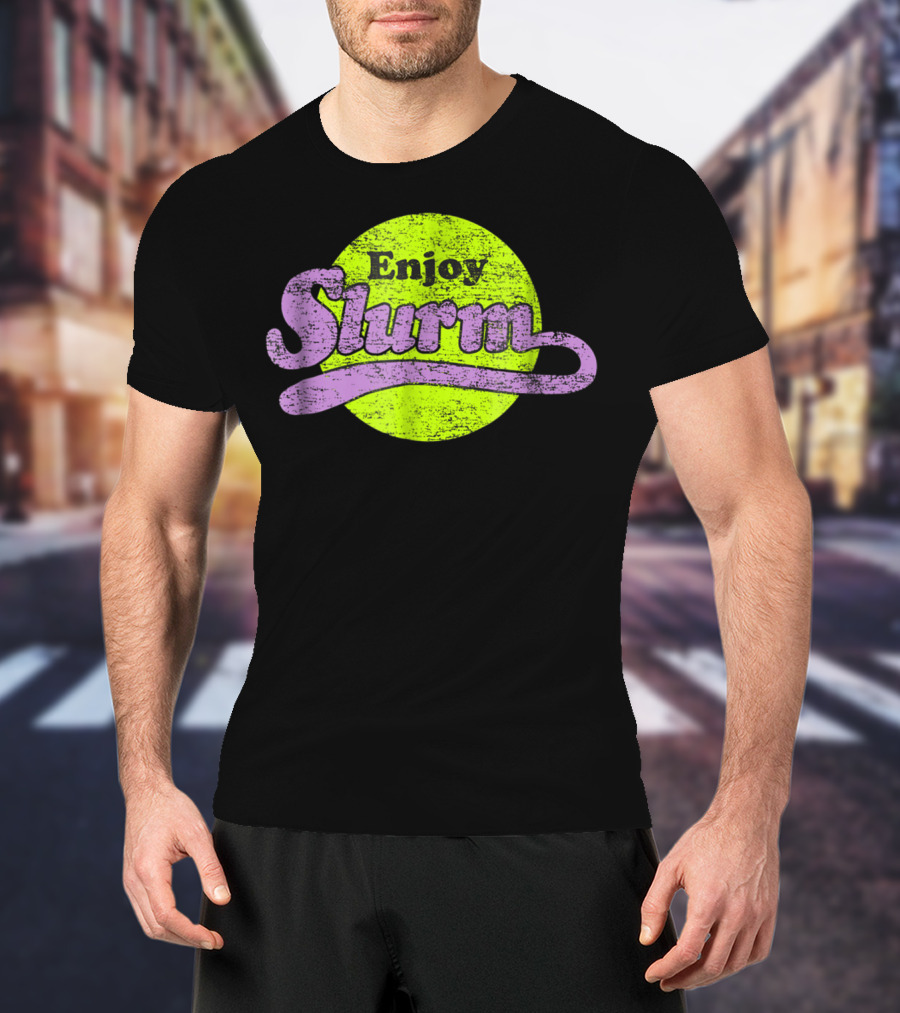 Enjoy Slurm Retro Futurama T-Shirt