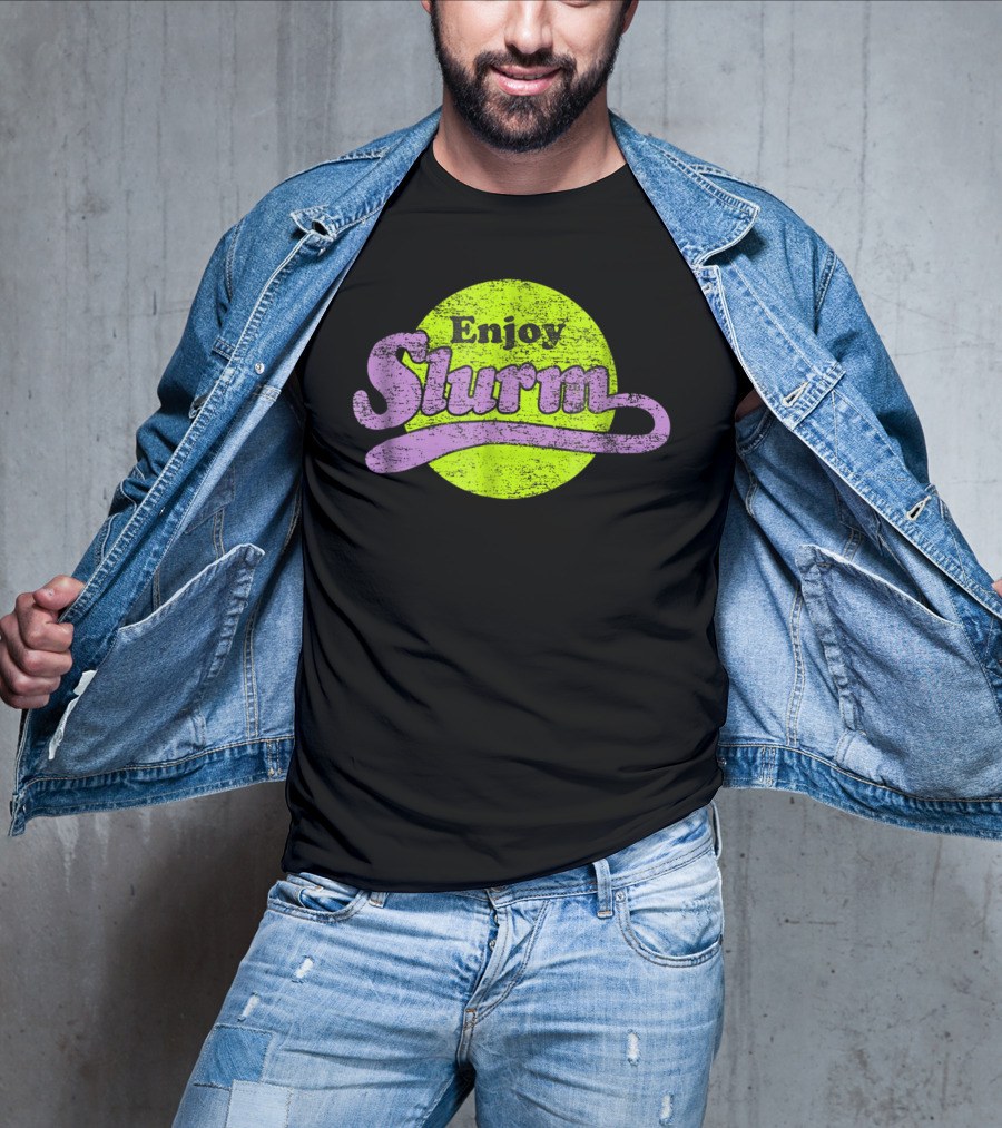 Enjoy Slurm Retro Futurama T-Shirt