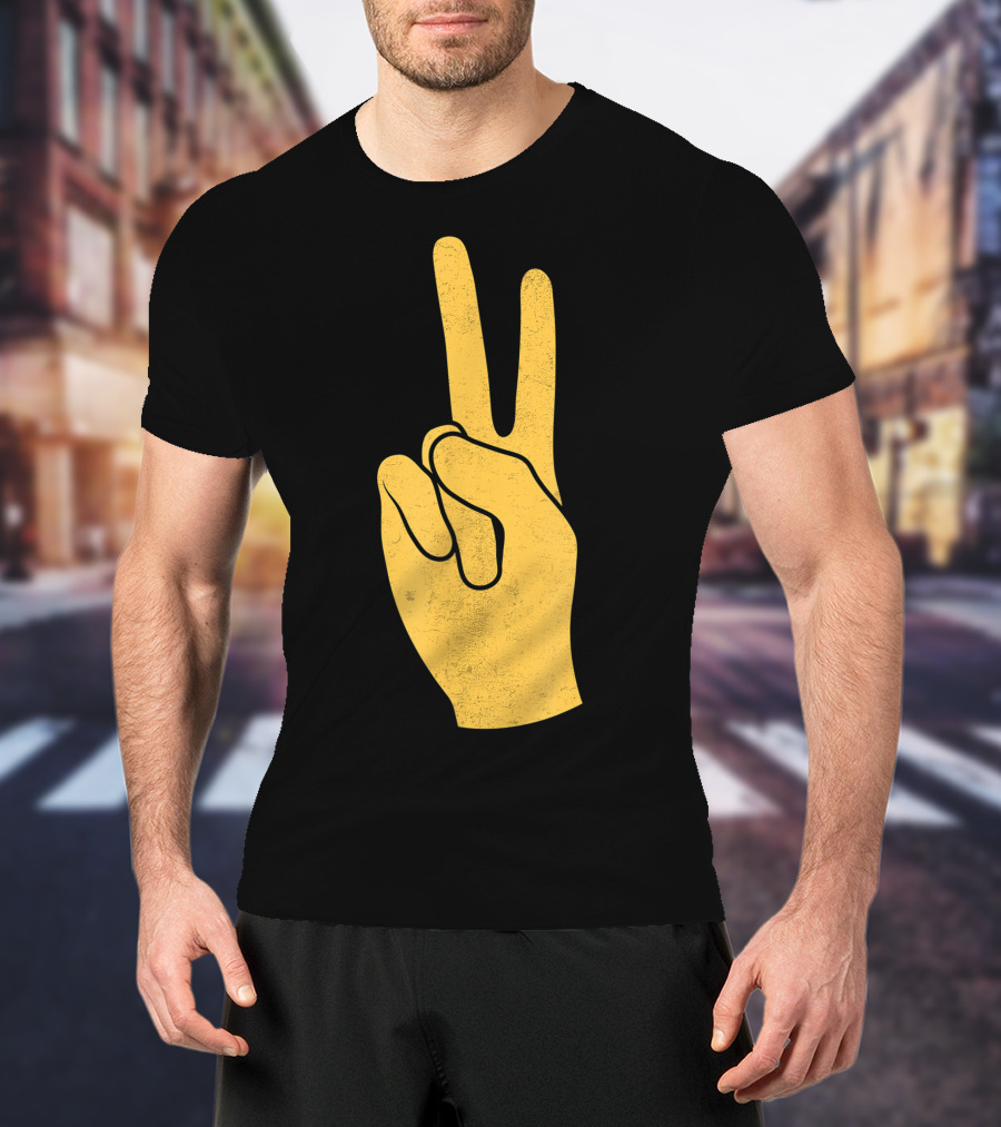 Southern California Victory Yellow Peace Sign T-Shirt