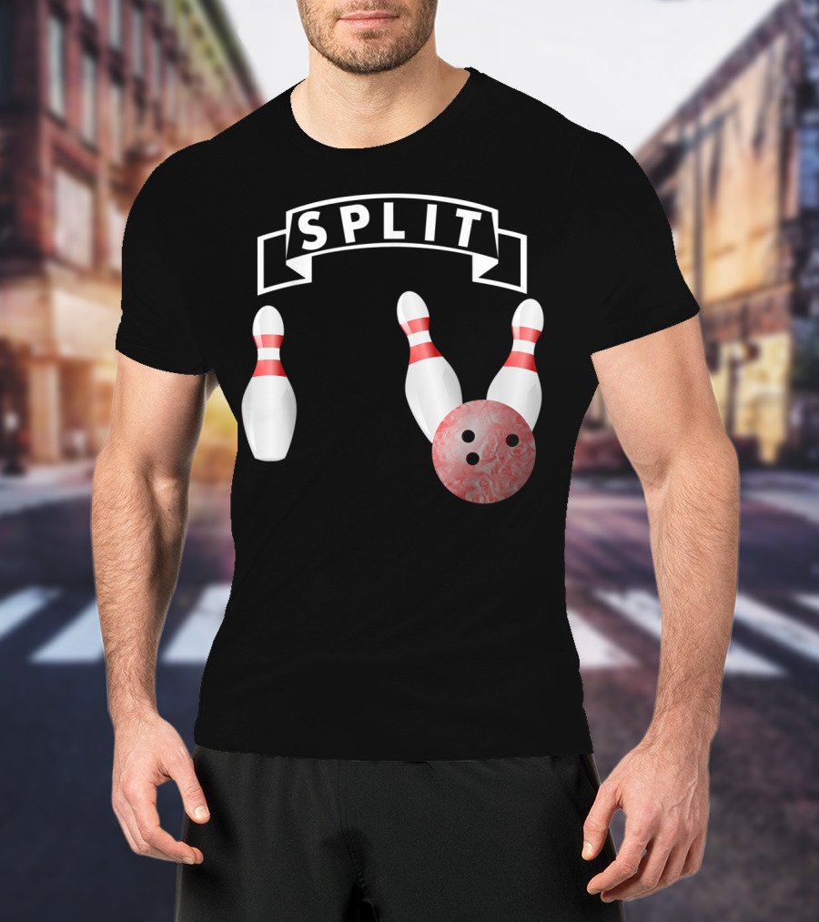 Split Tenpin Bowling T-Shirt