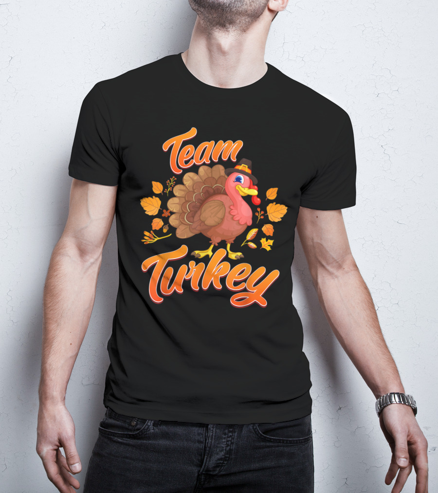 Team Turkey Thanksgiving Family T-Shirt