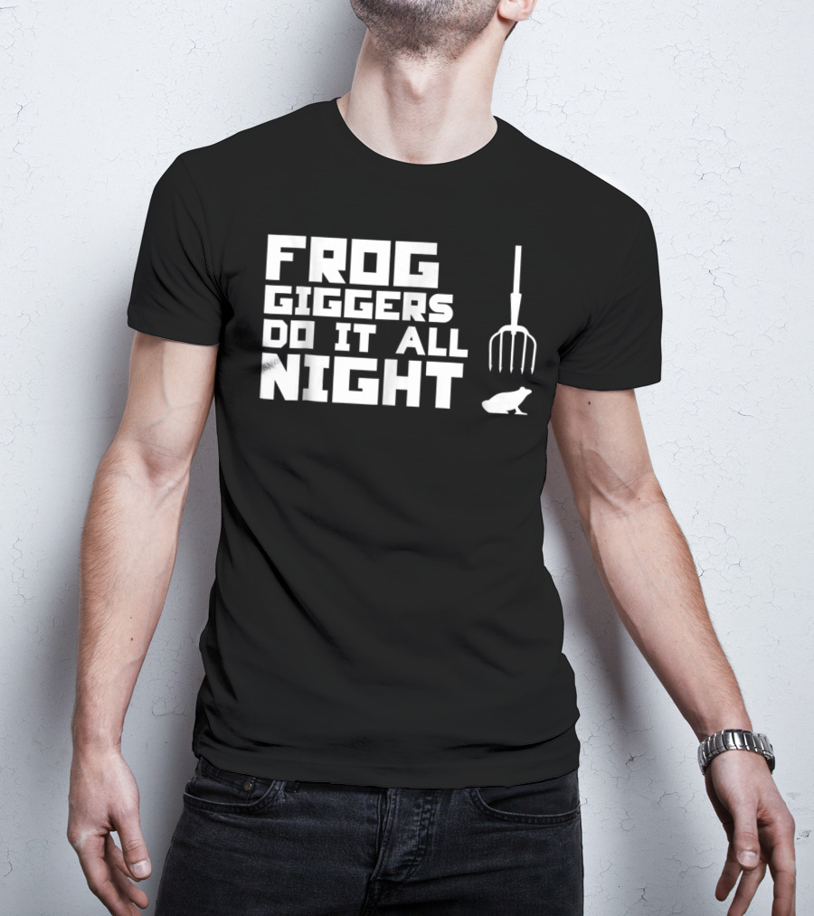 Frog Giggers Do It All Night Pitchfork Frog T-Shirt