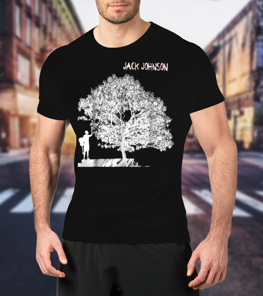 Jack Johnson Silhouette Under Tree T-Shirt