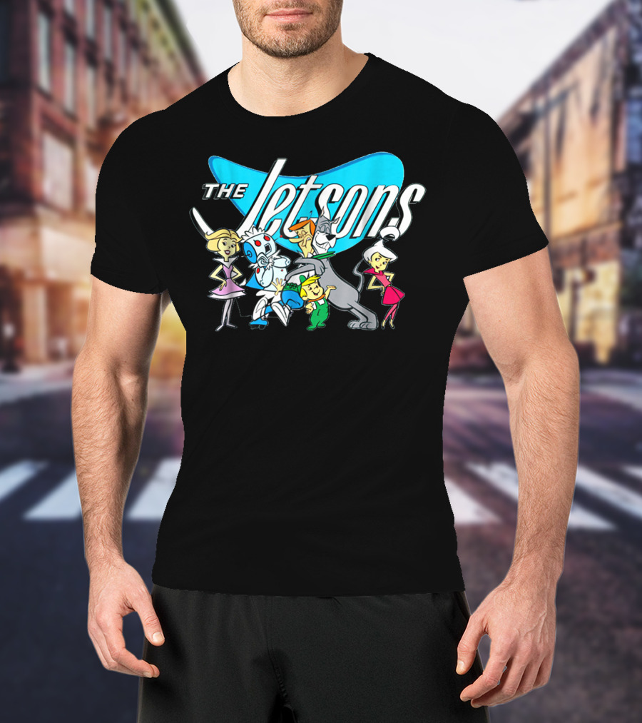 The Jetsons Family Cartoon Characters T-Shirt