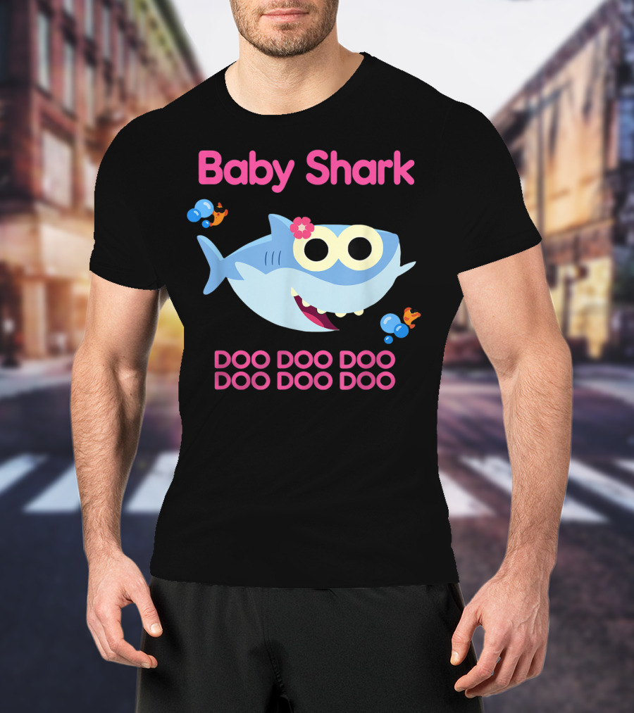 Baby Shark Doo Doo Doo Kids Funny Baby Shark Song Lyrics T-Shirt