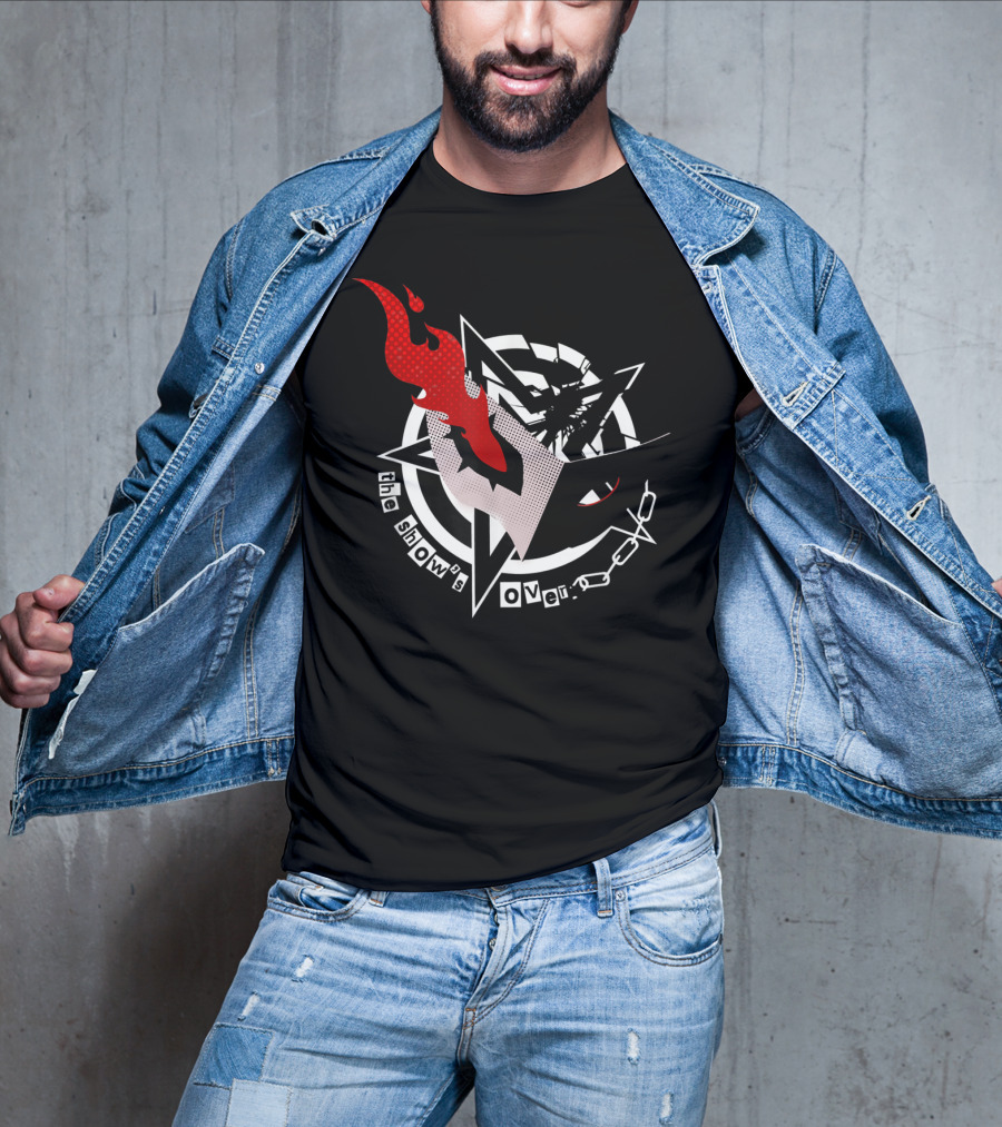 Persona 5 The Show's Over Mask Star Chains T-Shirt