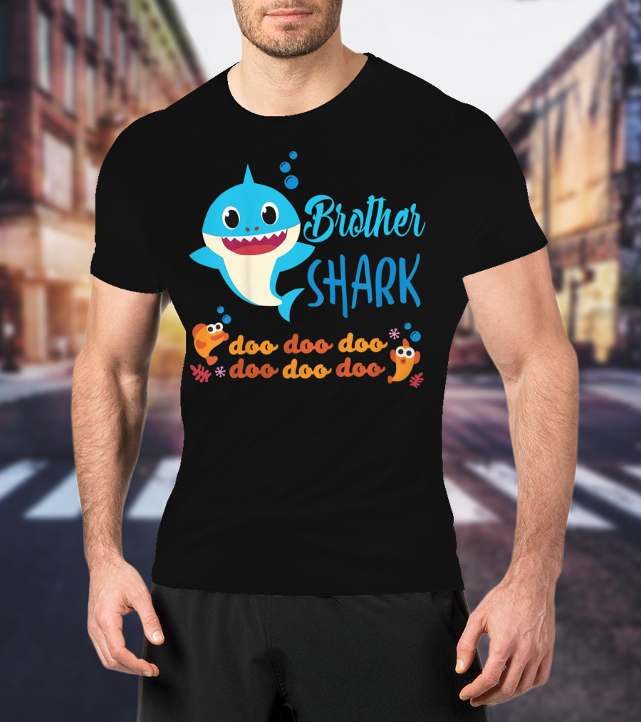 Brother Shark Doo Doo Doo Kids Baby Shark T-Shirt
