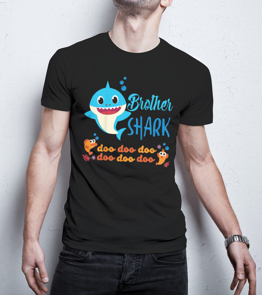 Brother Shark Doo Doo Doo Kids Baby Shark T-Shirt