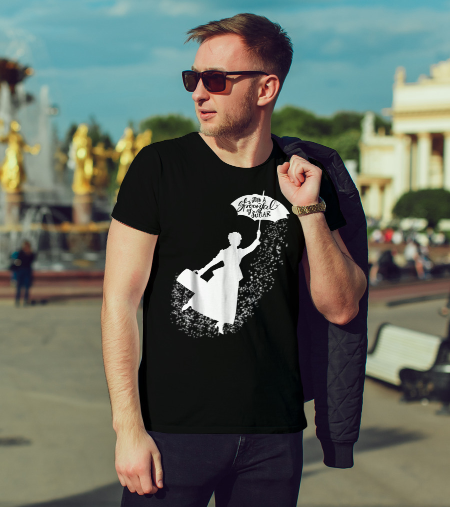 Just A Spoonful Of Sugar Magical Flying Nanny T-Shirt