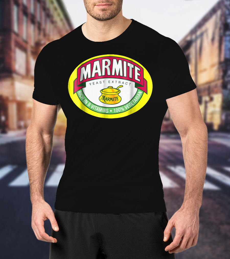 Marmite Yeast Extract Rich In B Vitamins 100% Vegetarian T-Shirt