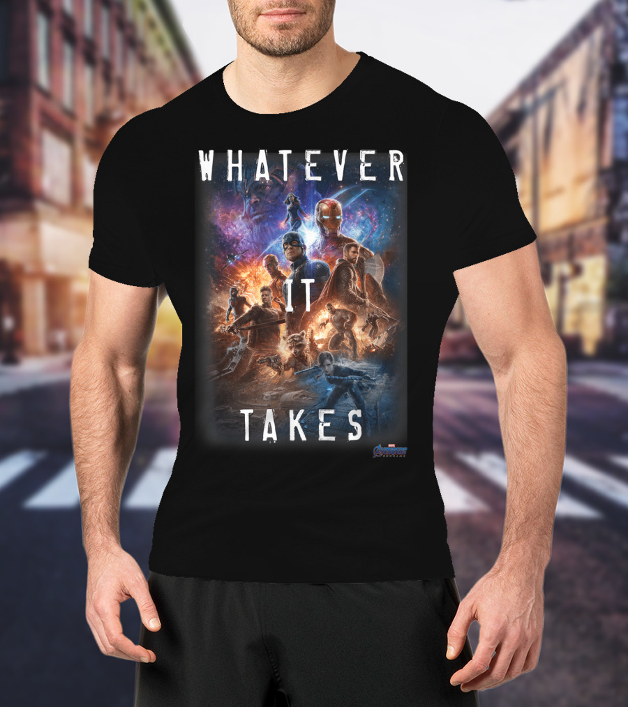 Marvel Avengers Endgame Movie Whatever It Takes T-Shirt