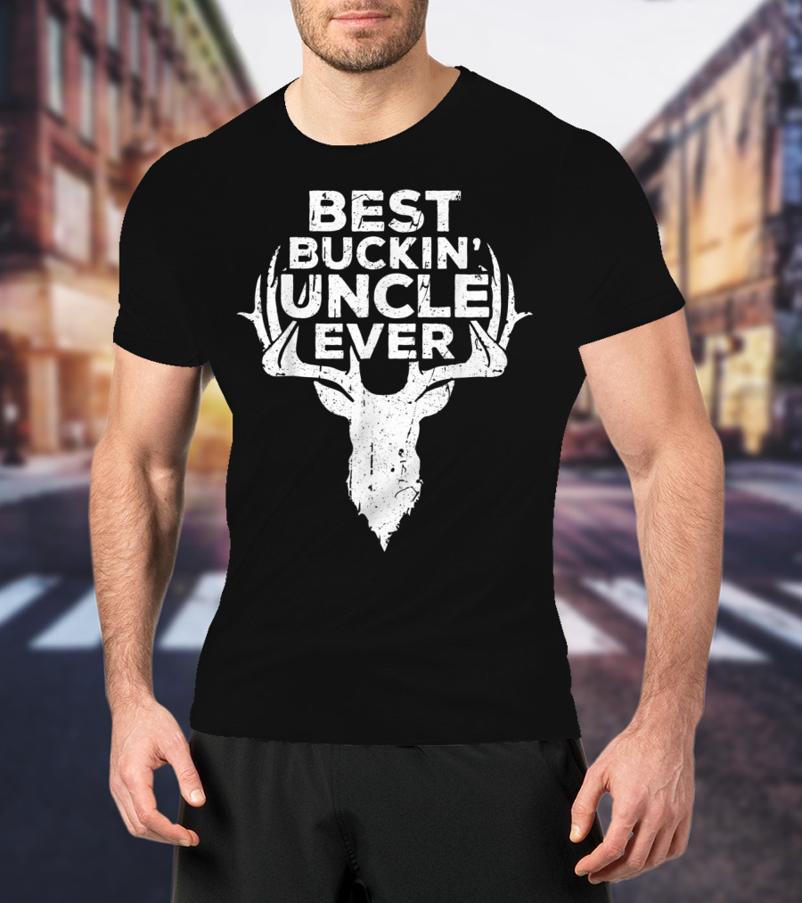Best Buckin' Uncle Ever Deer Hunters Mens T-Shirt