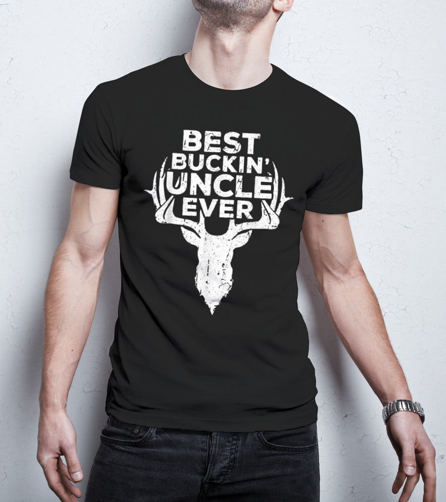 Best Buckin' Uncle Ever Deer Hunters Mens T-Shirt