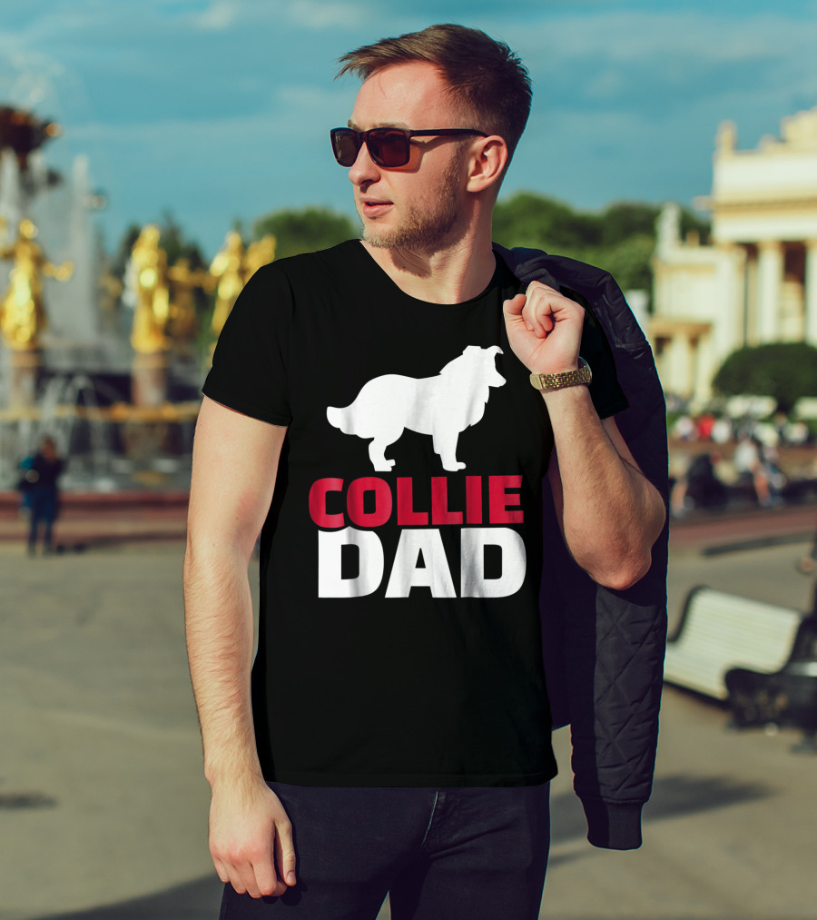 Collie Dad Border Collie T-Shirt