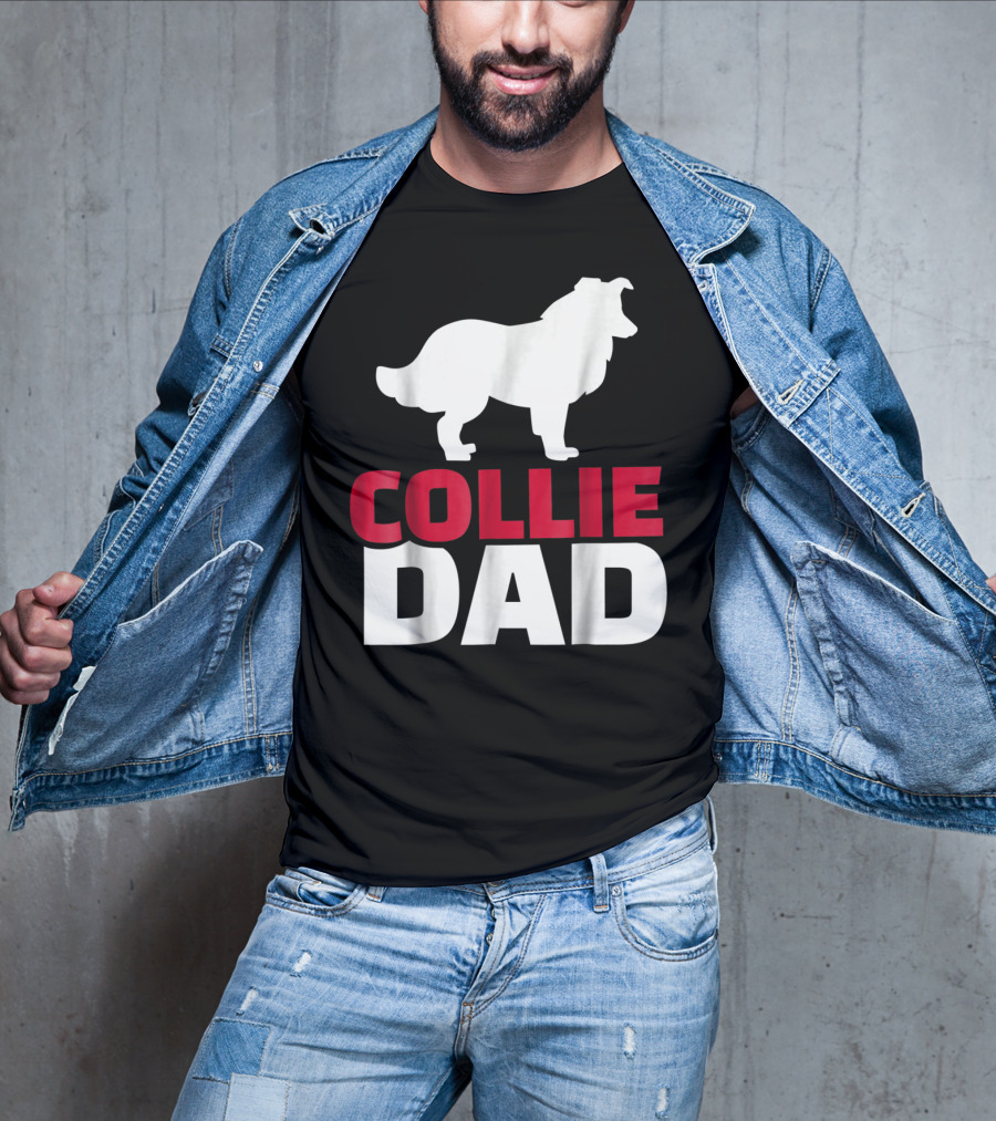 Collie Dad Border Collie T-Shirt