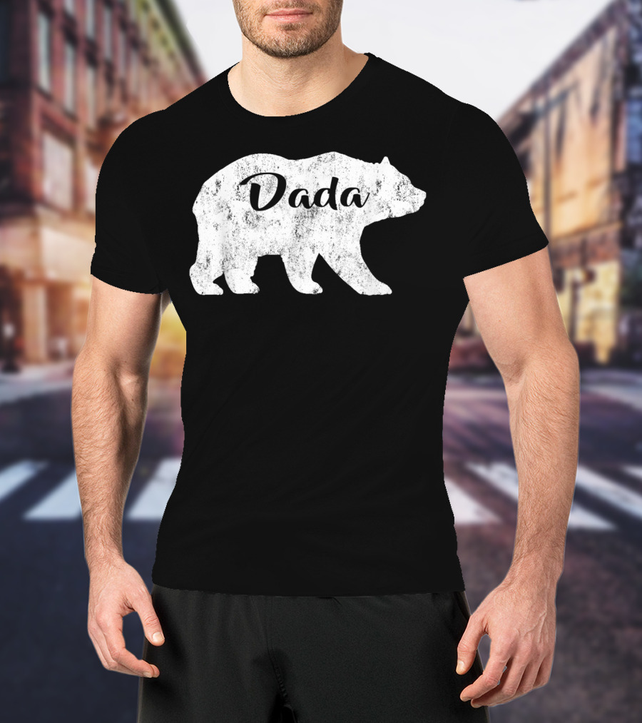 Dada Bear Mens Awesome Camping Gramps T-Shirt