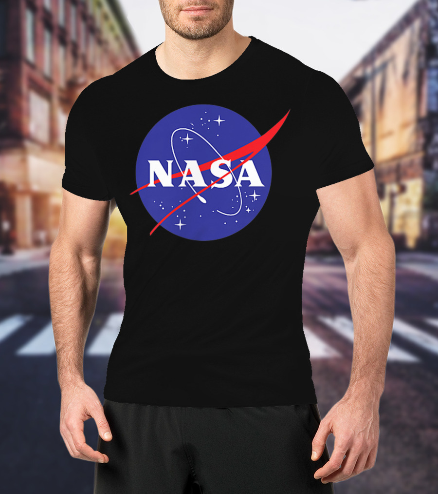 NASA Insignia Meatball Logo Blue And Red T-Shirt