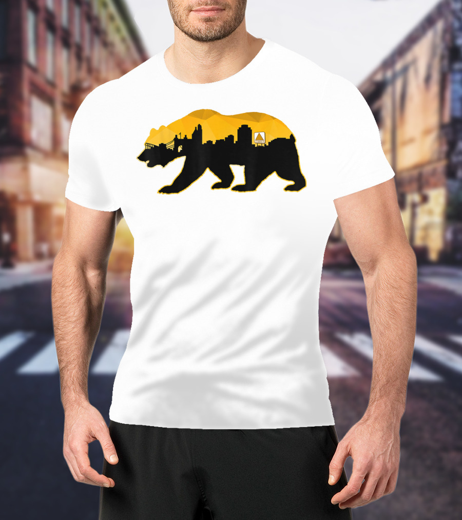 New England Bear Skyline Fear Beware Of Boston T-Shirt