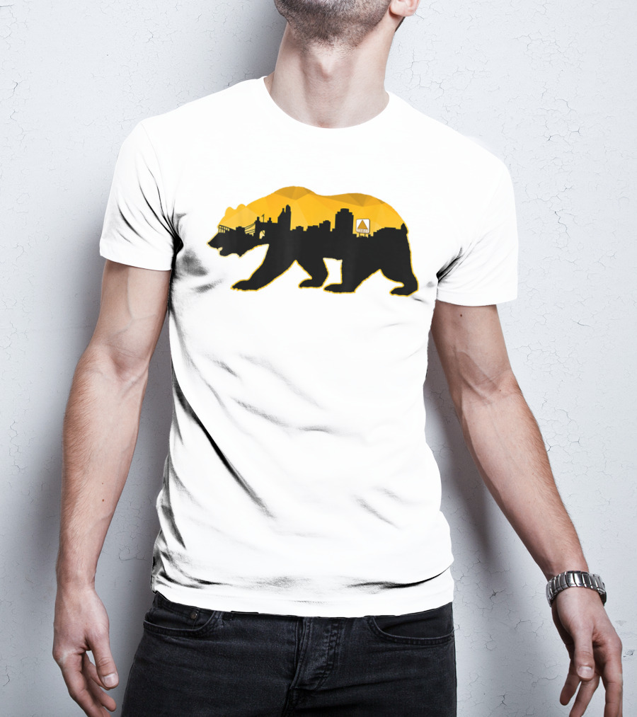 New England Bear Skyline Fear Beware Of Boston T-Shirt