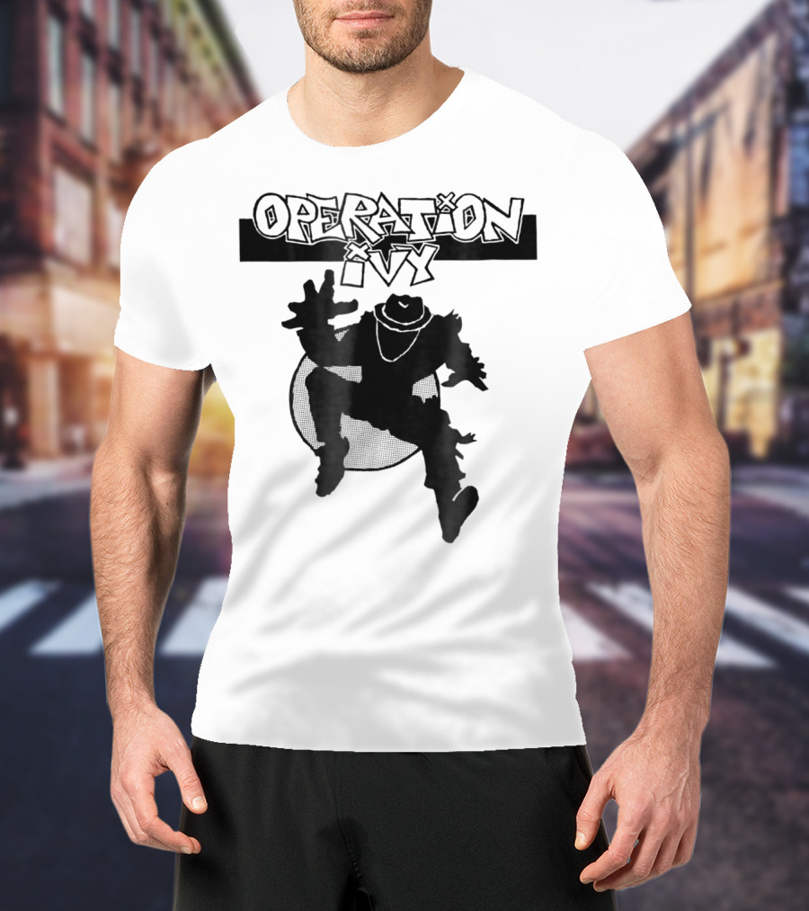 Operation Ivy Ska Man Logo Merch T-Shirt