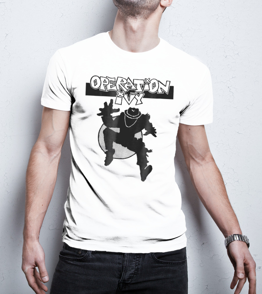Operation Ivy Ska Man Logo Merch T-Shirt