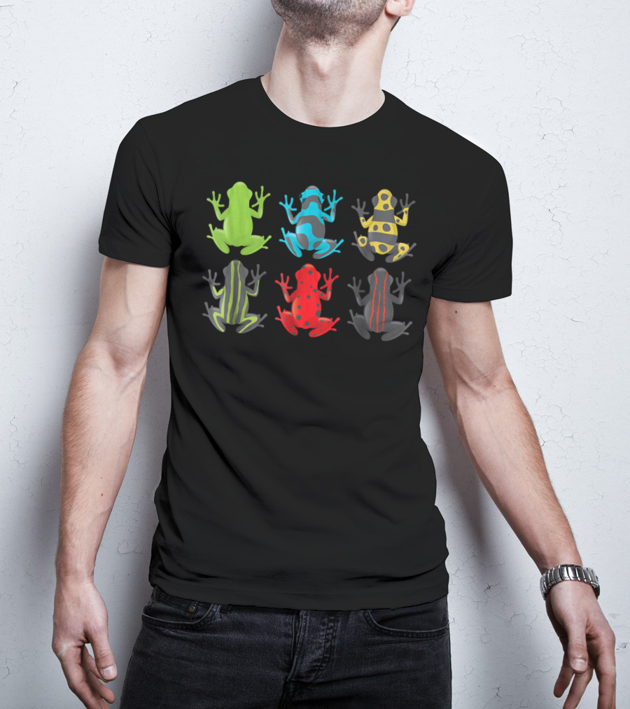 Poison Dart Frog Colorful T-Shirt