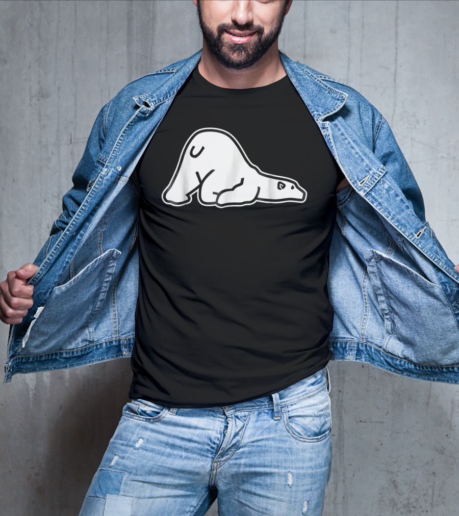 Polar Bear In Relaxed Pose T-Shirt