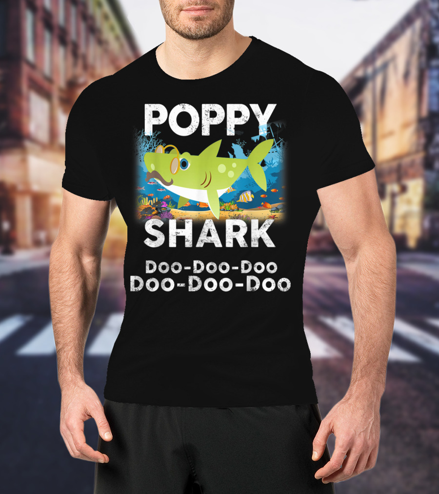 Poppy Shark Doo Doo Doo Underwater Adventure T-Shirt