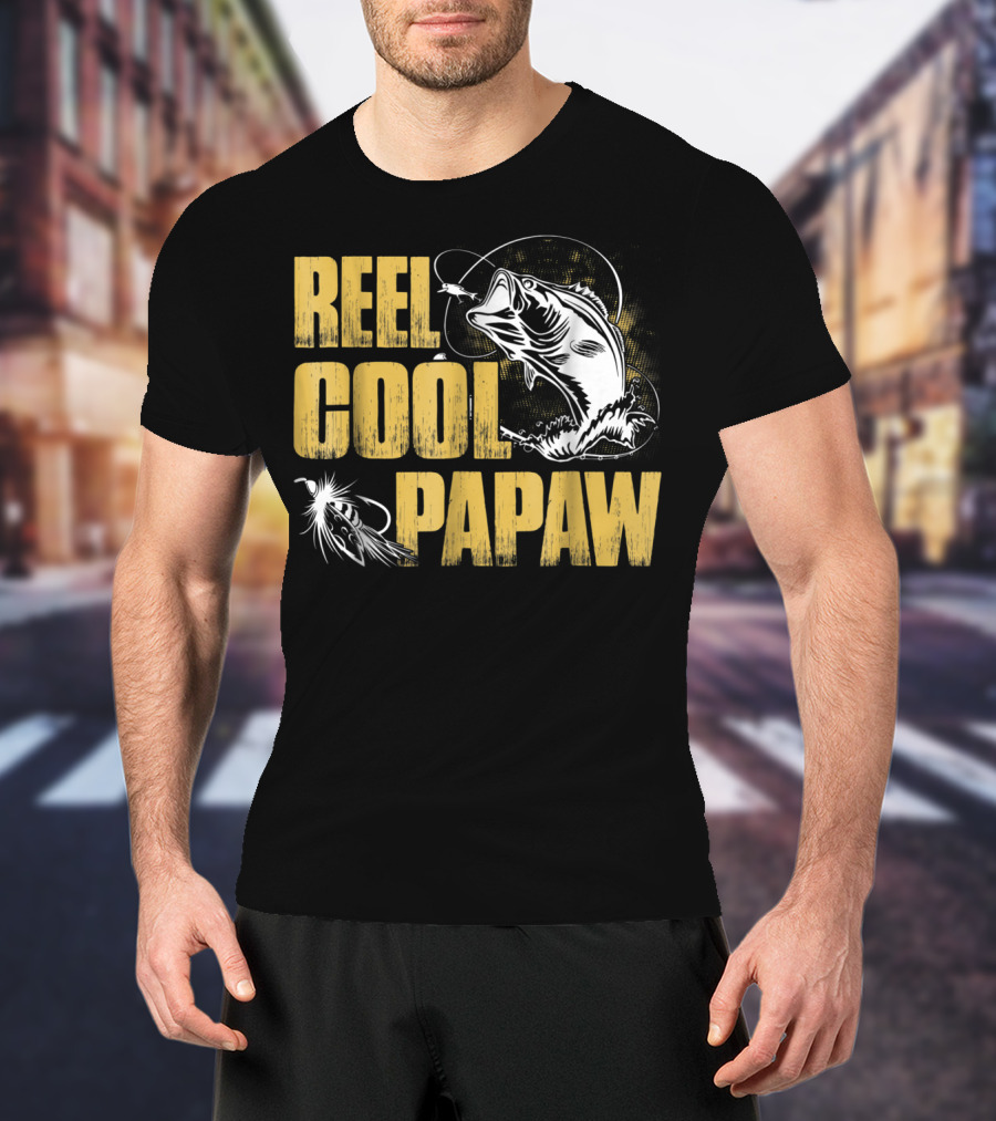 Reel Cool Papaw Fishing Bass Jumping Lure T-Shirt
