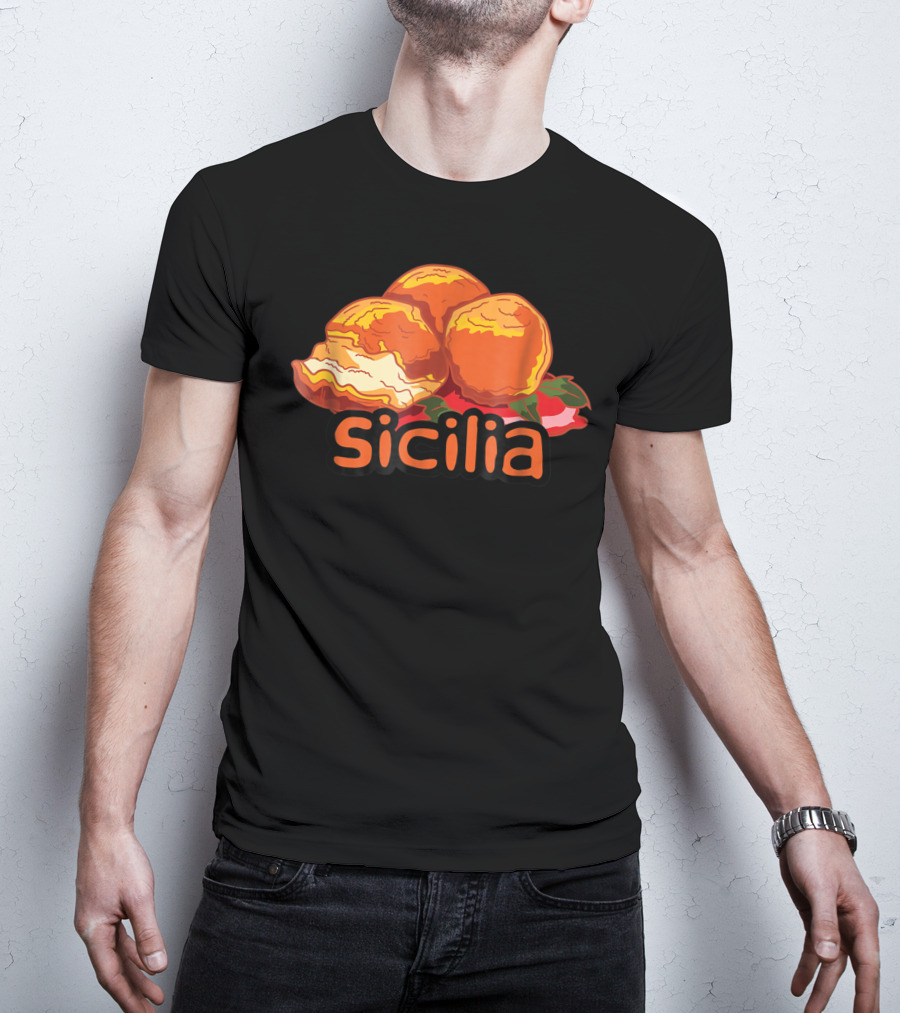 Sicilia Arancini Rice Balls Sicily T-Shirt