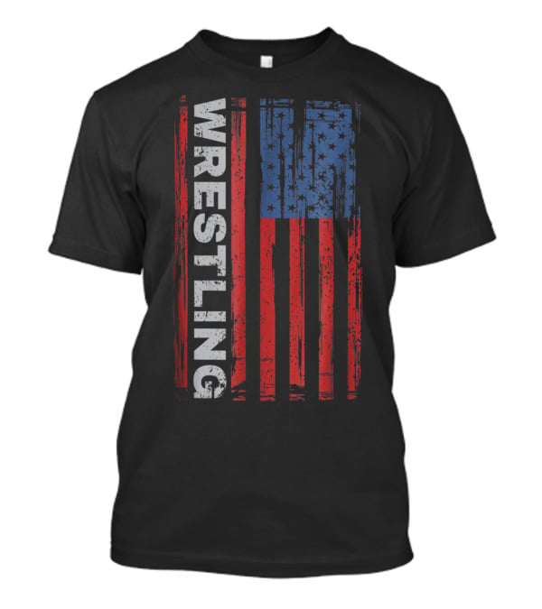 Wrestling USA Flag T-Shirt