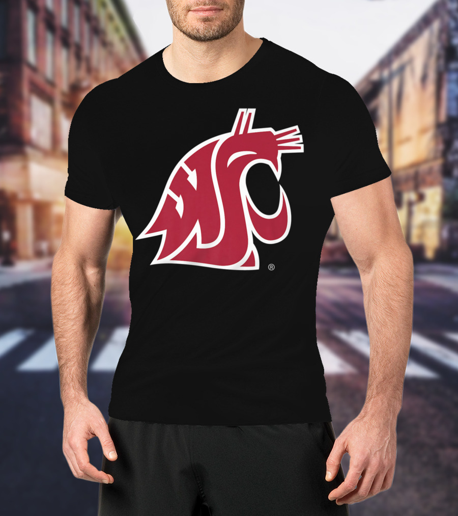 Washington State Cougars NCAA Logo PPWST03 T-Shirt